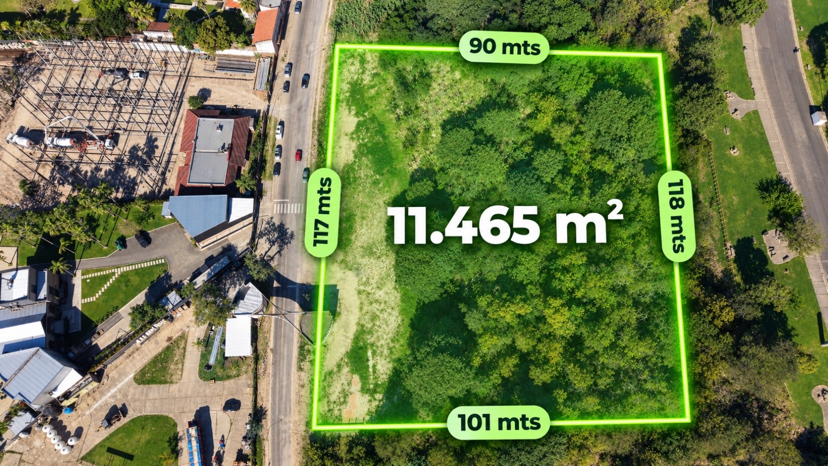 Gran terreno sobre Av. Estrada