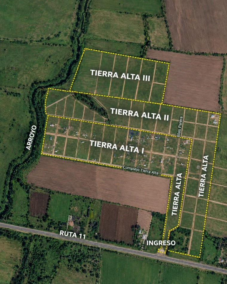 Terrenos en Loteo Tierra Alta III - financiados entrega + cuotas